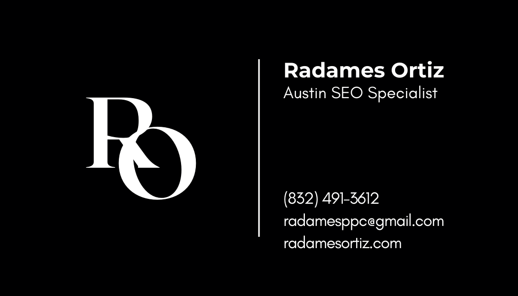 Austin SEO Specialist | Radames Ortiz